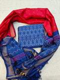 SiCo Silk Dress Materials - Blue