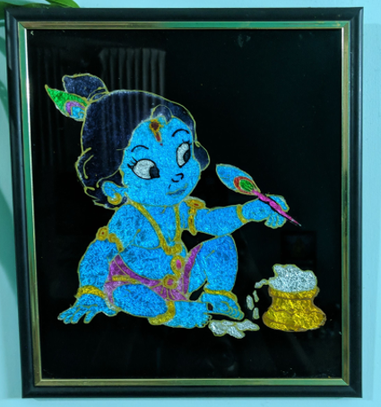 Blue Saree